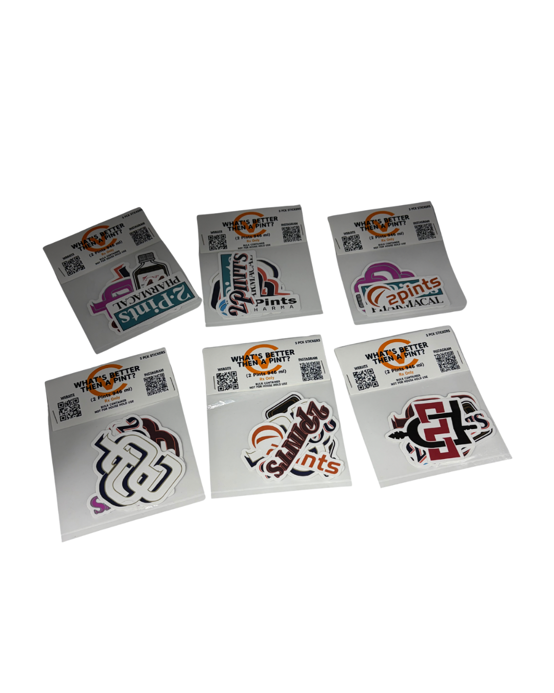 5 PCK STICKERS