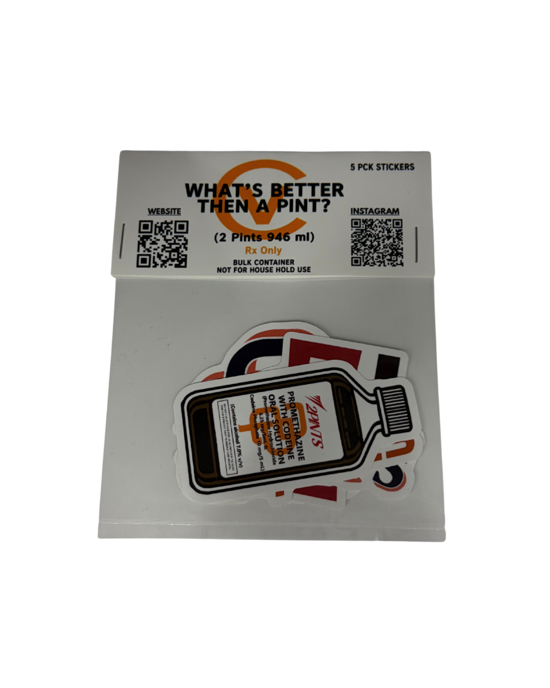 5 PCK STICKERS